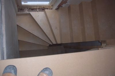 Escalier demi-tournant